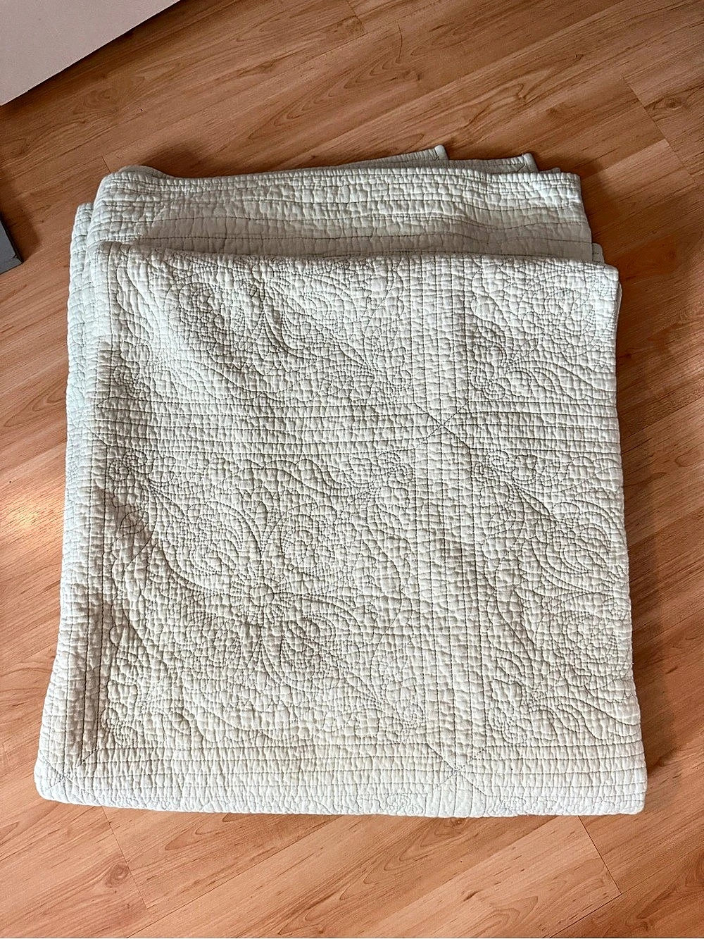 Kohl's Cotton Quilted King Quilt in Green